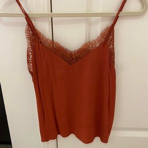 Forever 21 Orange Lace Tank